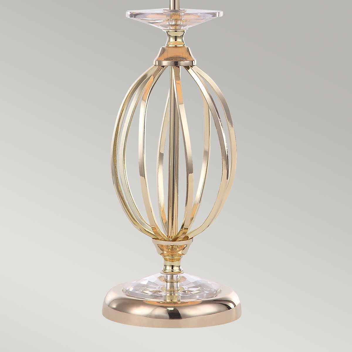 Elstead Aegean Single Table Lamp - Polished Brass