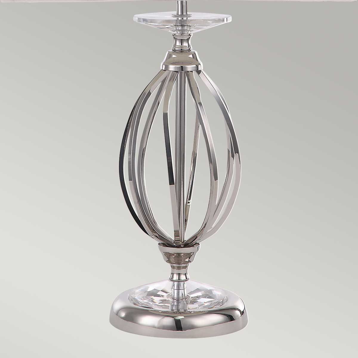 Elstead Aegean Single Table Lamp - Polished Nickel