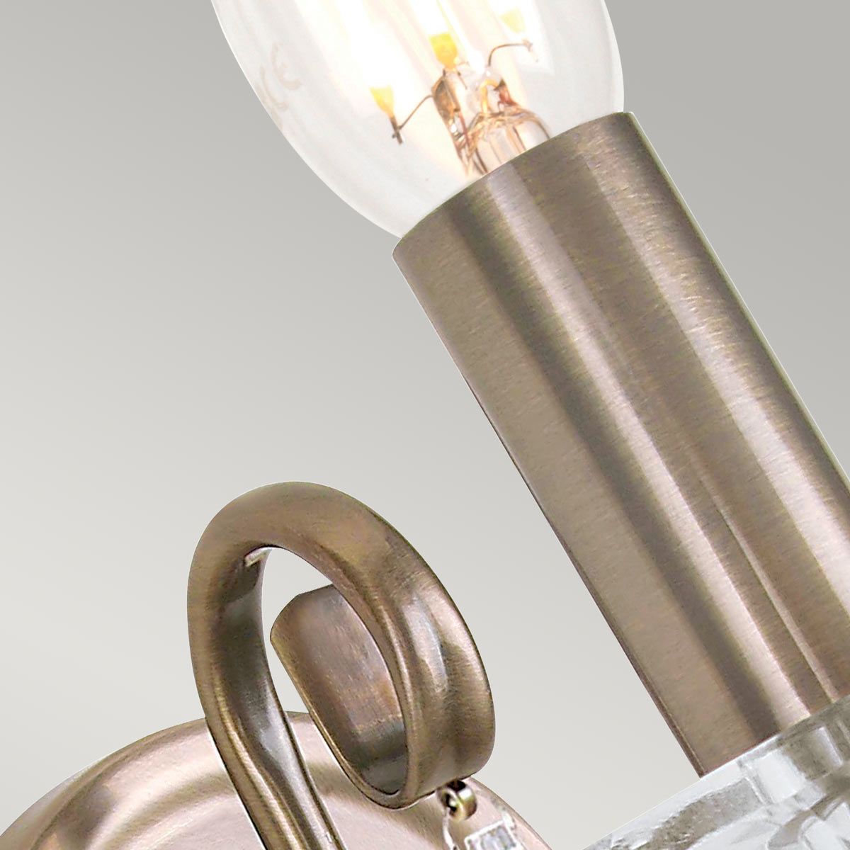 Elstead Aegean Single Wall Light - Aged Brass