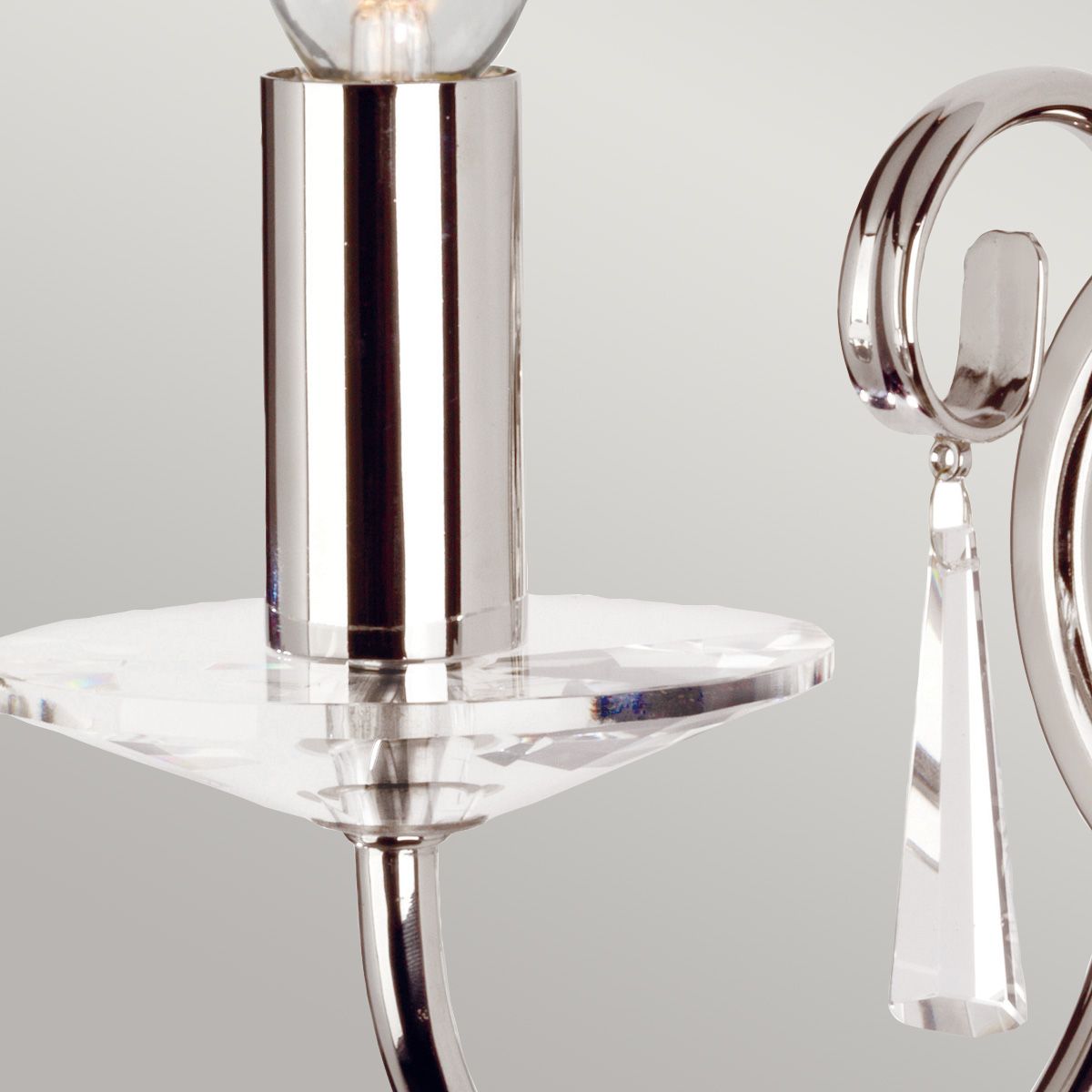 Elstead Aegean Single Wall Light - Polished Nickel