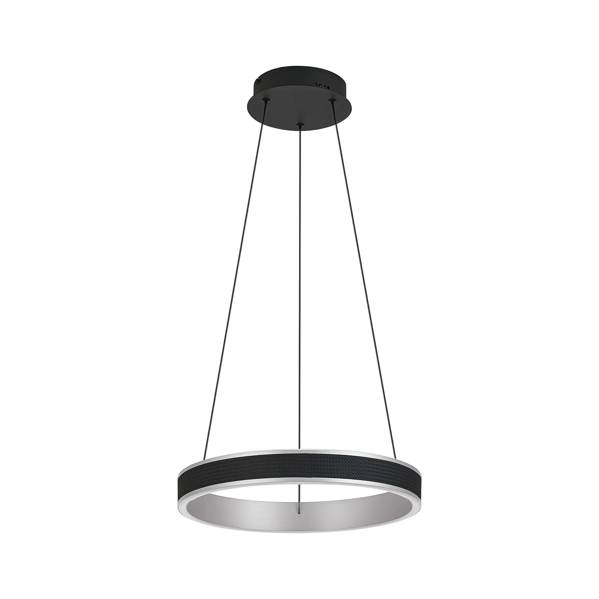Fabula Alina LED Pendant Light – Black & Antique Silver