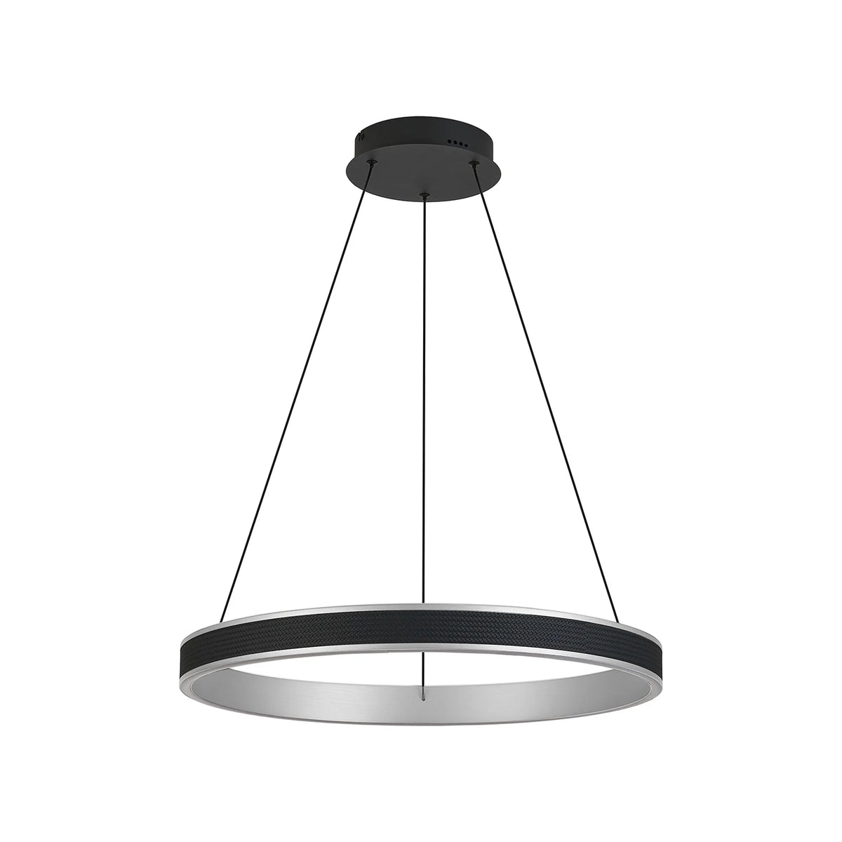 Fabula Alina LED Pendant Light – Black & Antique Silver