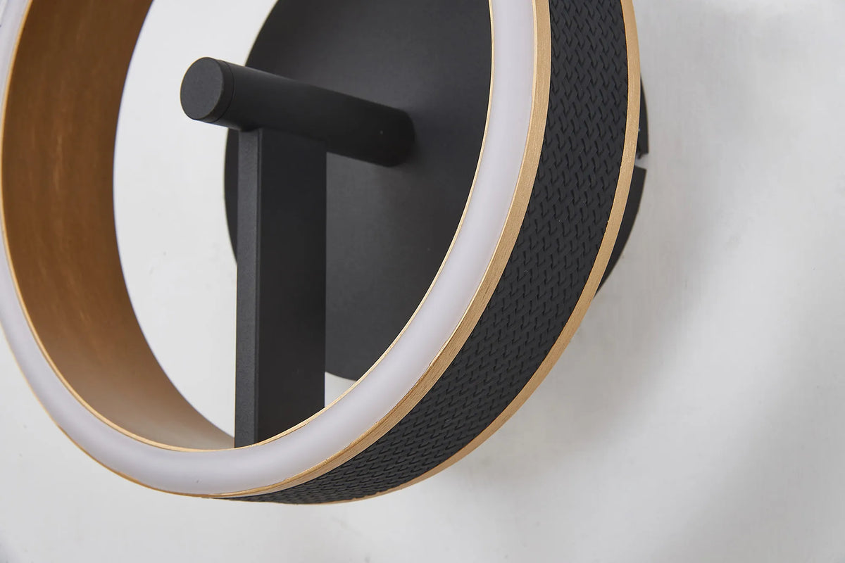 Fabula Alina Wall Light – 23 cm – Black & Brushed Gold