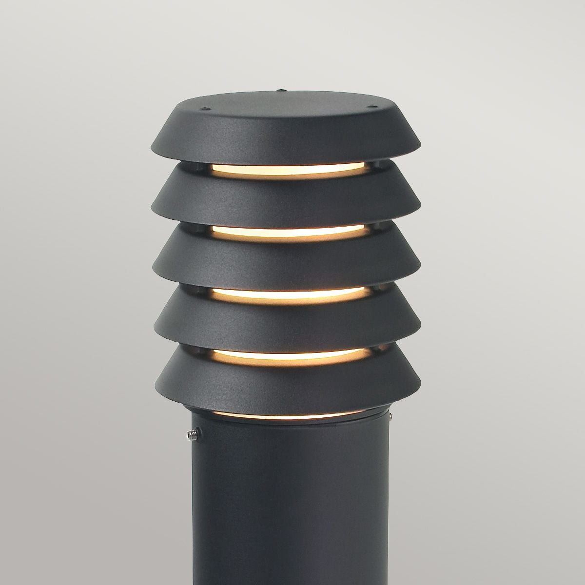 Norlys Alta Single Large Bollard - Black