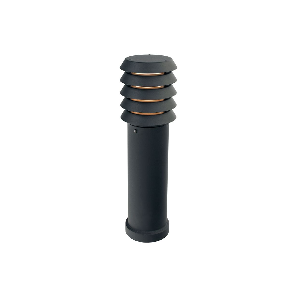 Norlys Alta Single Medium Bollard - Black