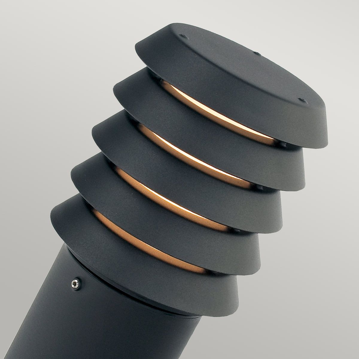 Norlys Alta Single Medium Bollard - Black
