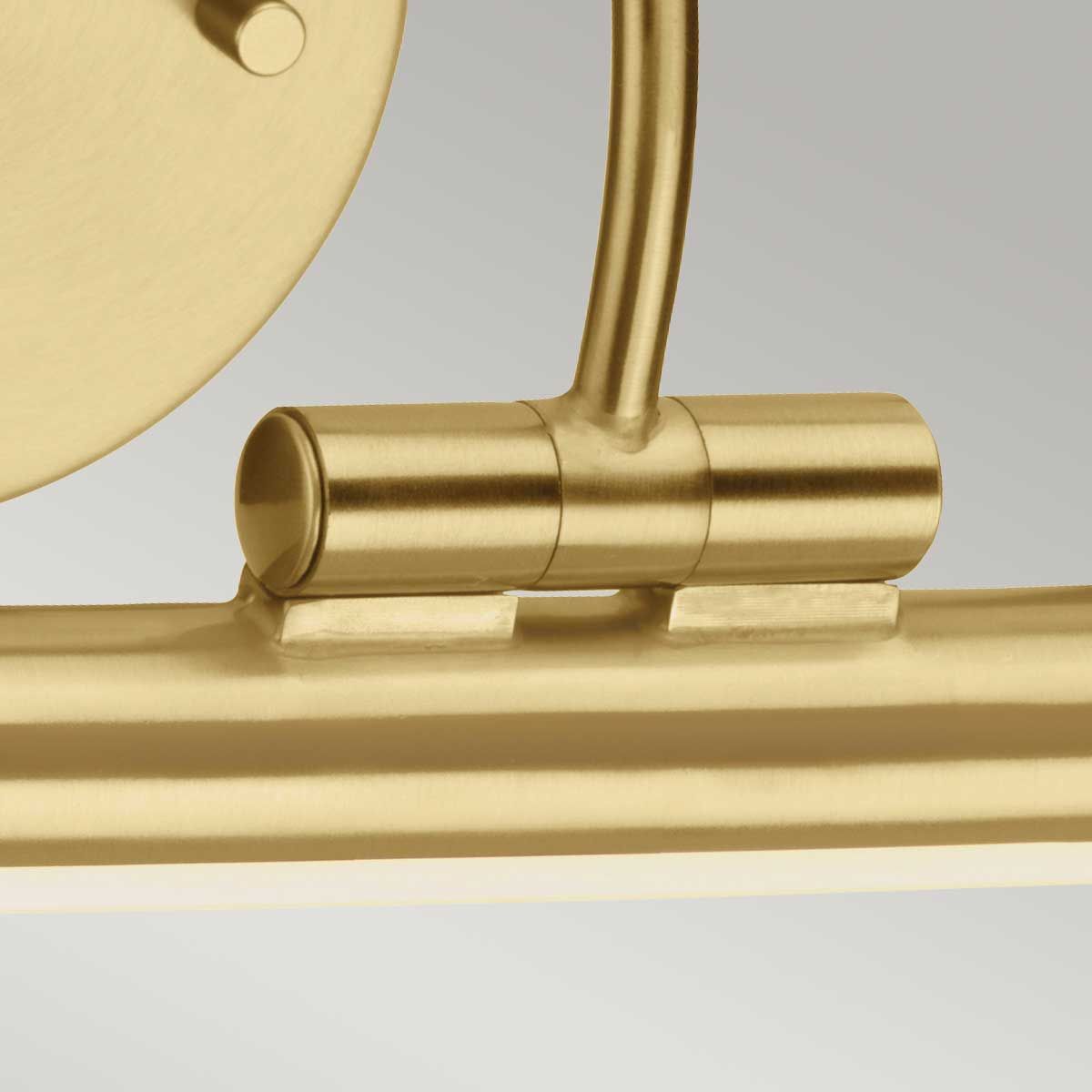 Elstead Alton Single Large LED Picture Light - Brushed Brass