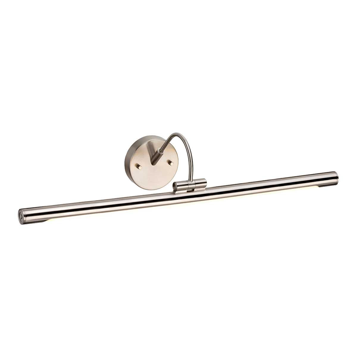 Elstead Alton Single Large LED Picture Light - Brushed Nickel