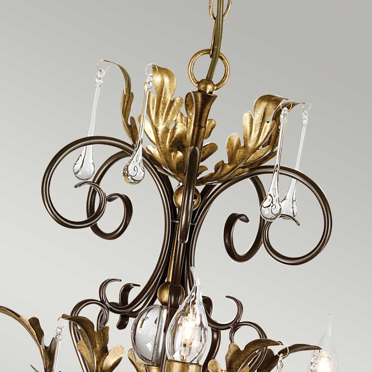 Elstead Amarilli 15 Light Chandelier - Bronze