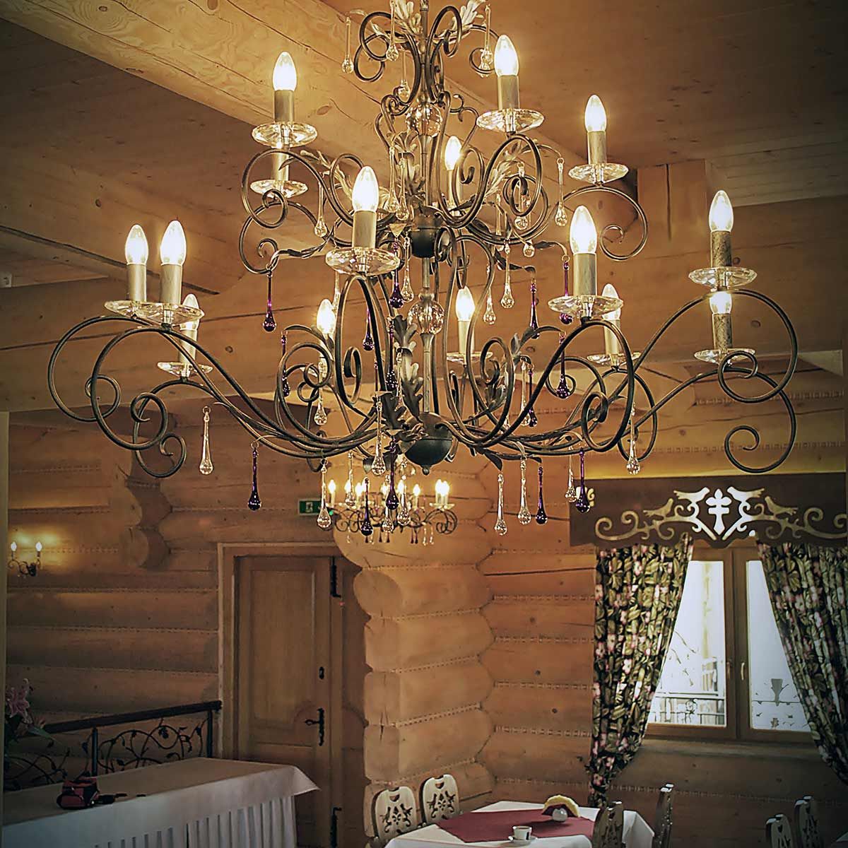 Elstead Amarilli 15 Light Chandelier - Bronze