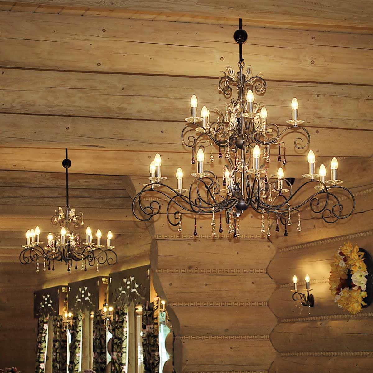 Elstead Amarilli 15 Light Chandelier - Bronze