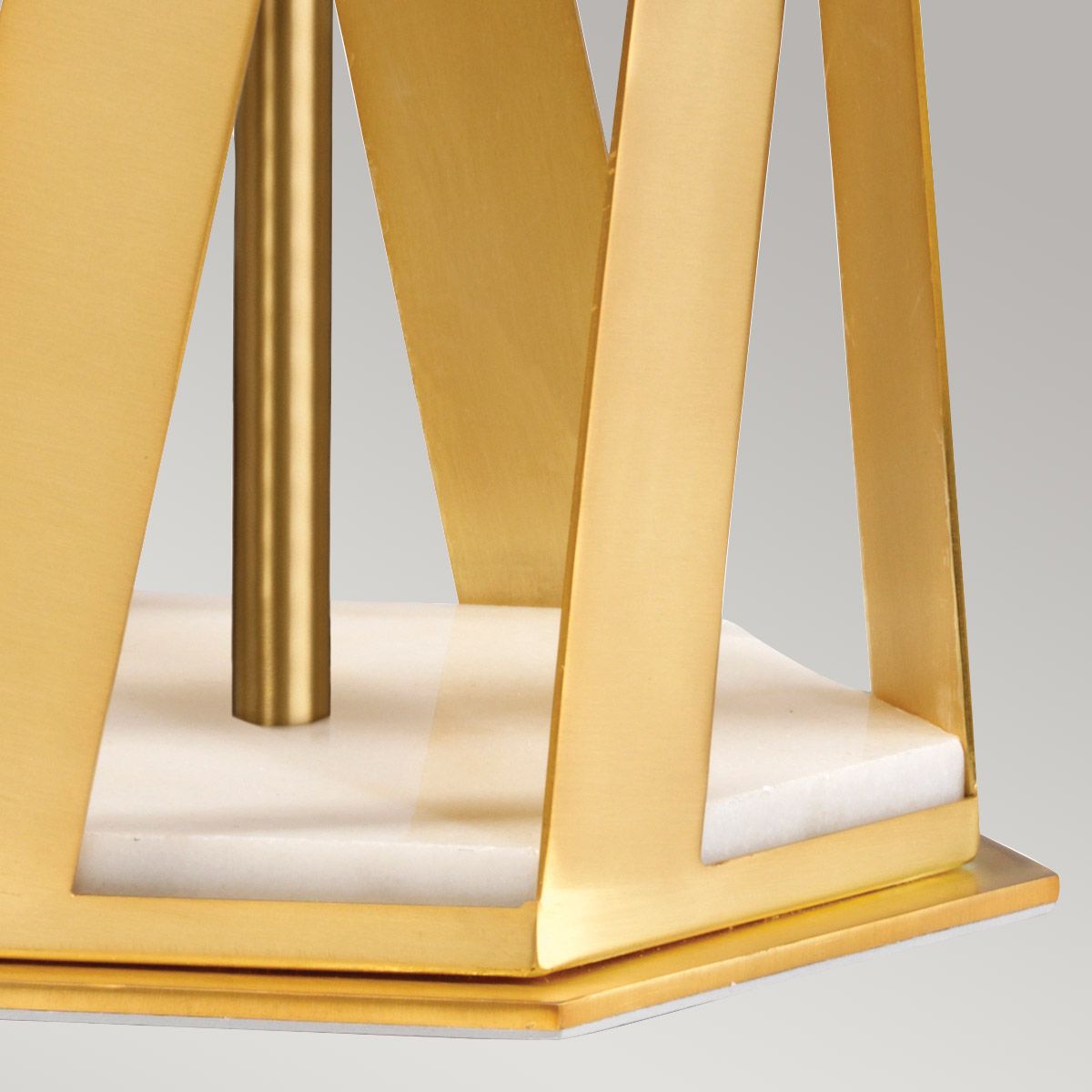 Elstead Apollo 1 Light Table Lamp - Brushed Brass