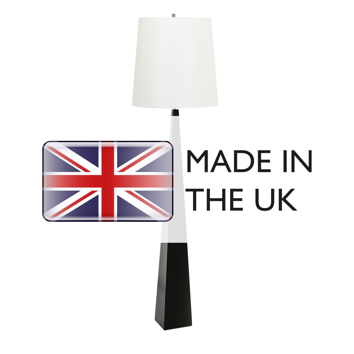 Elstead Ascent 1 Light Floor Lamp - Black
