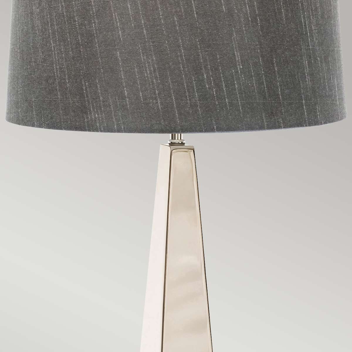 Elstead Ascent Single Table Lamp - Polished Nickel