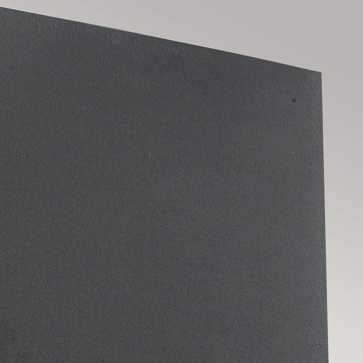 Norlys Asker Single Up and Down E27 Wall Light - Graphite