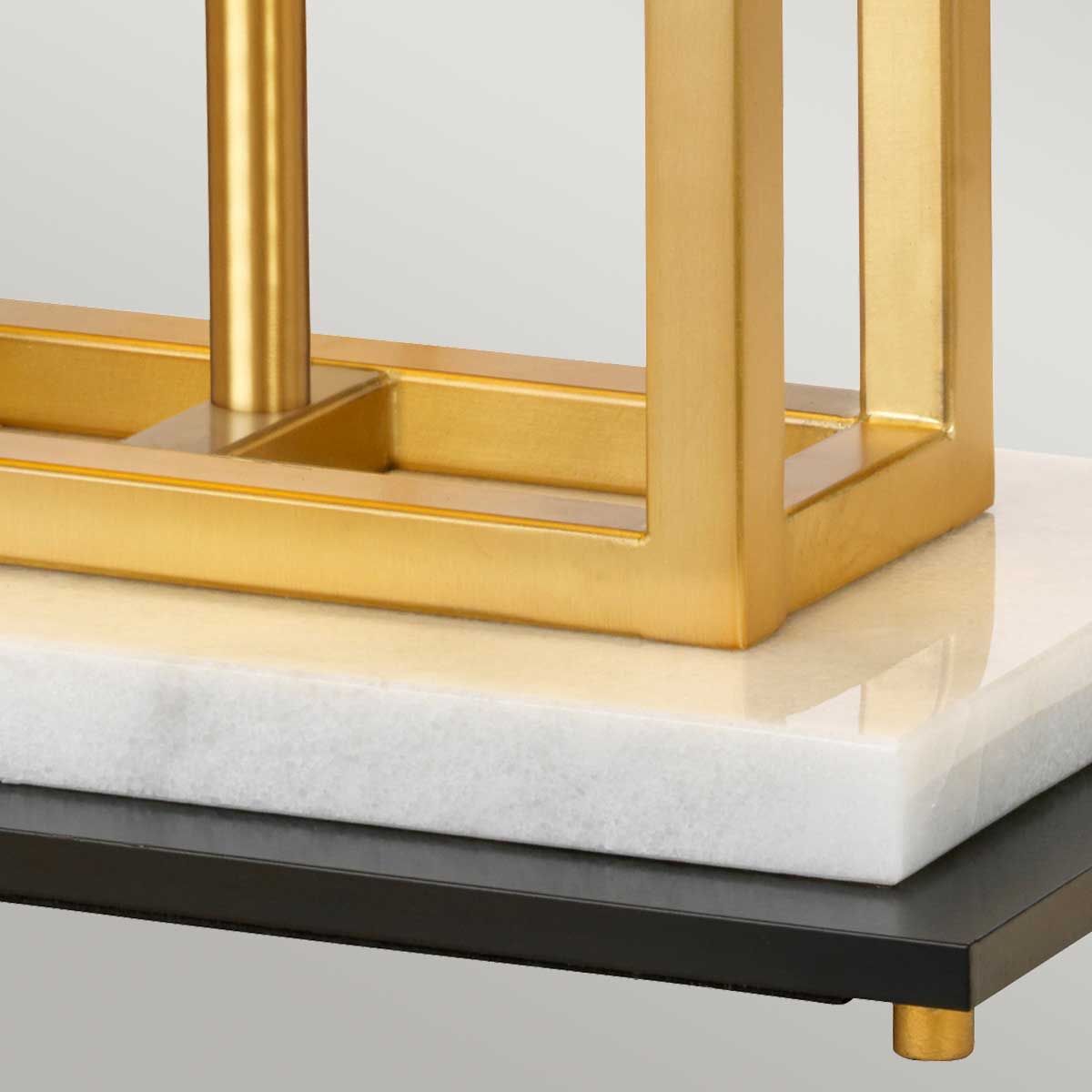 Elstead Atlas Single Table Lamp - Brushed Brass