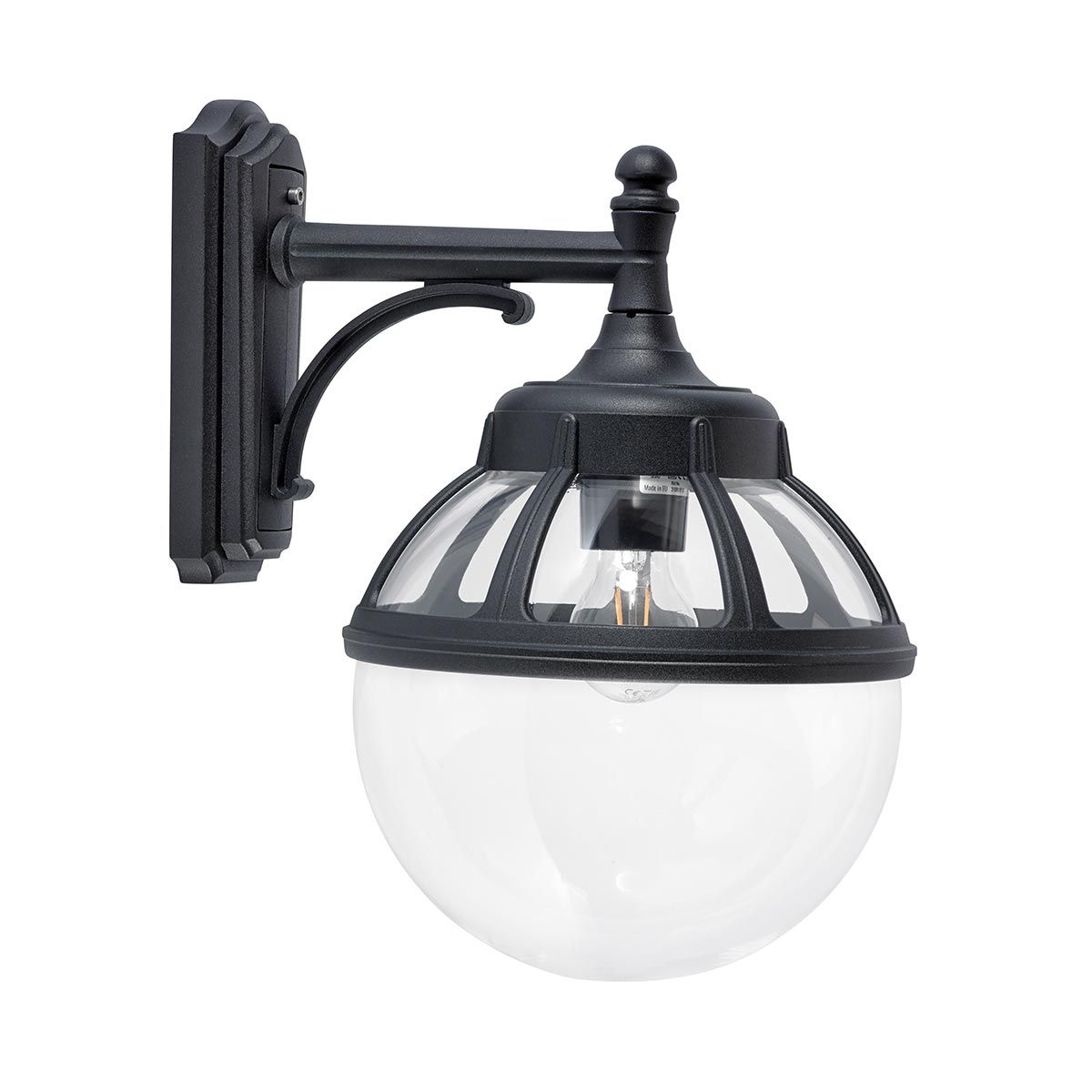 Norlys Bologna Single Down Wall Light - Black