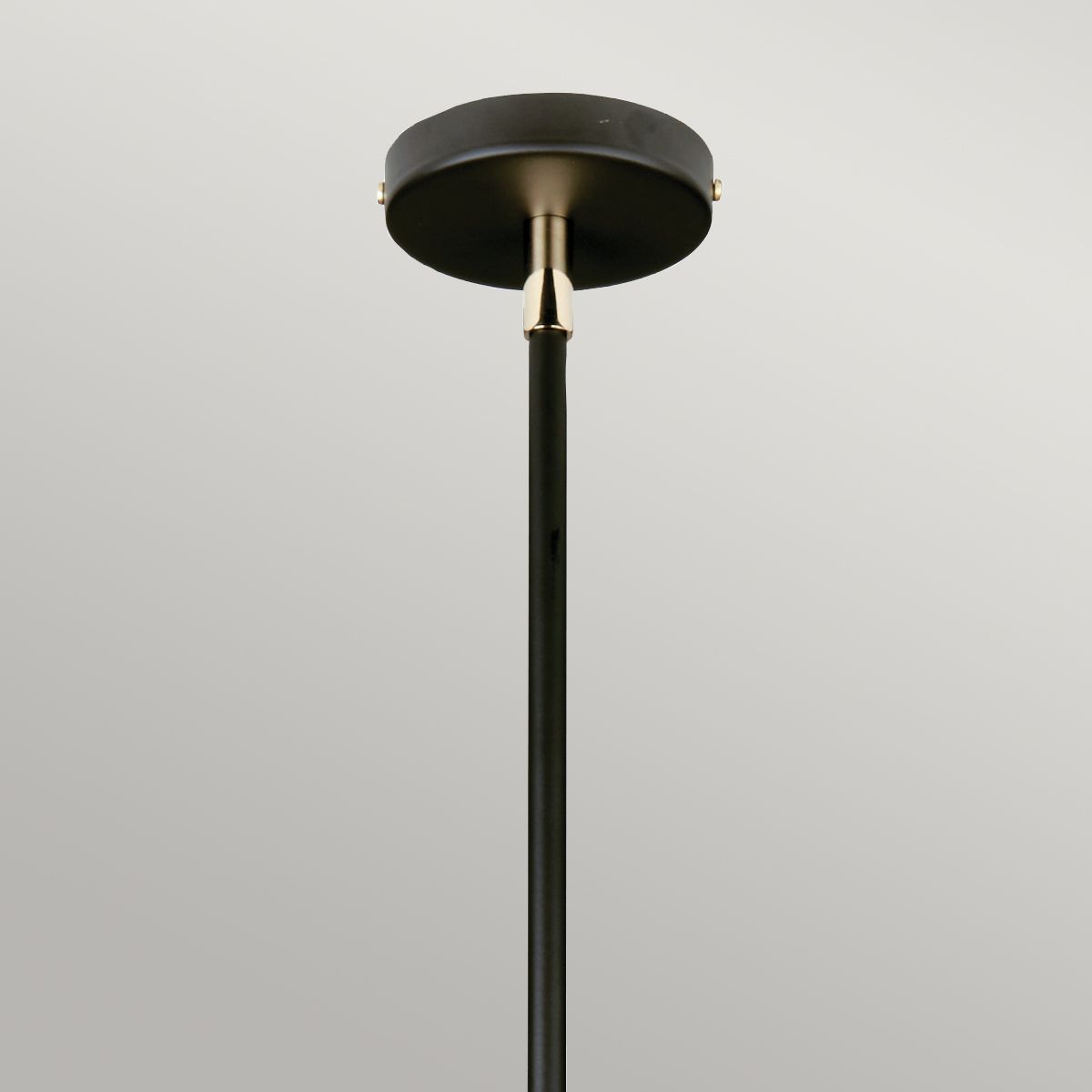 Elstead Balance 1 Light Pendant - Black & Polished Nickel