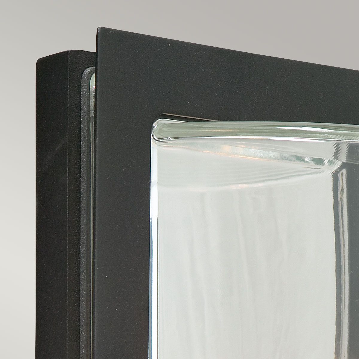 Norlys Basel Single Wall Lantern - Black with Clear Glass