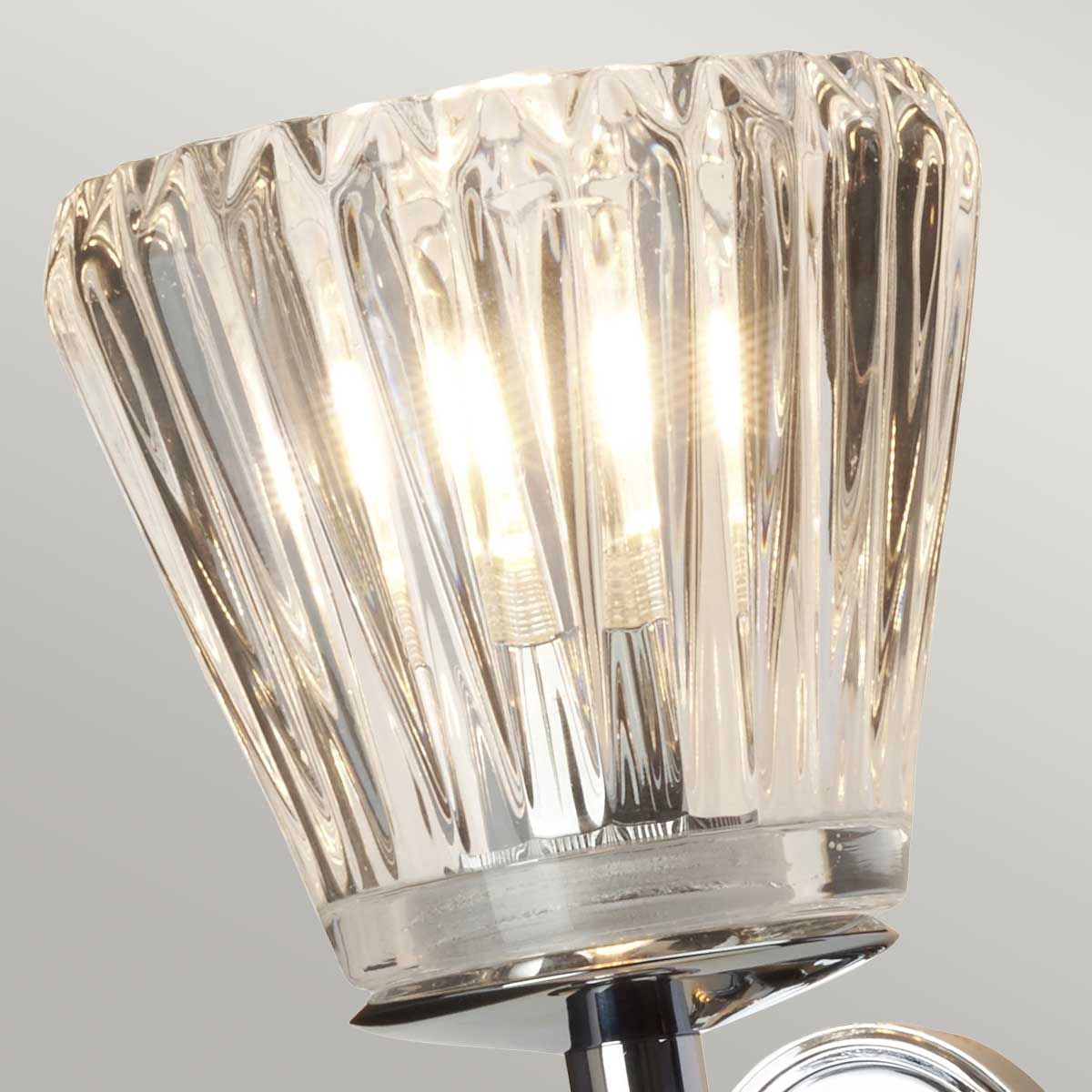 Elstead Agatha 2 Light Bathroom Wall Light - Polished Chrome