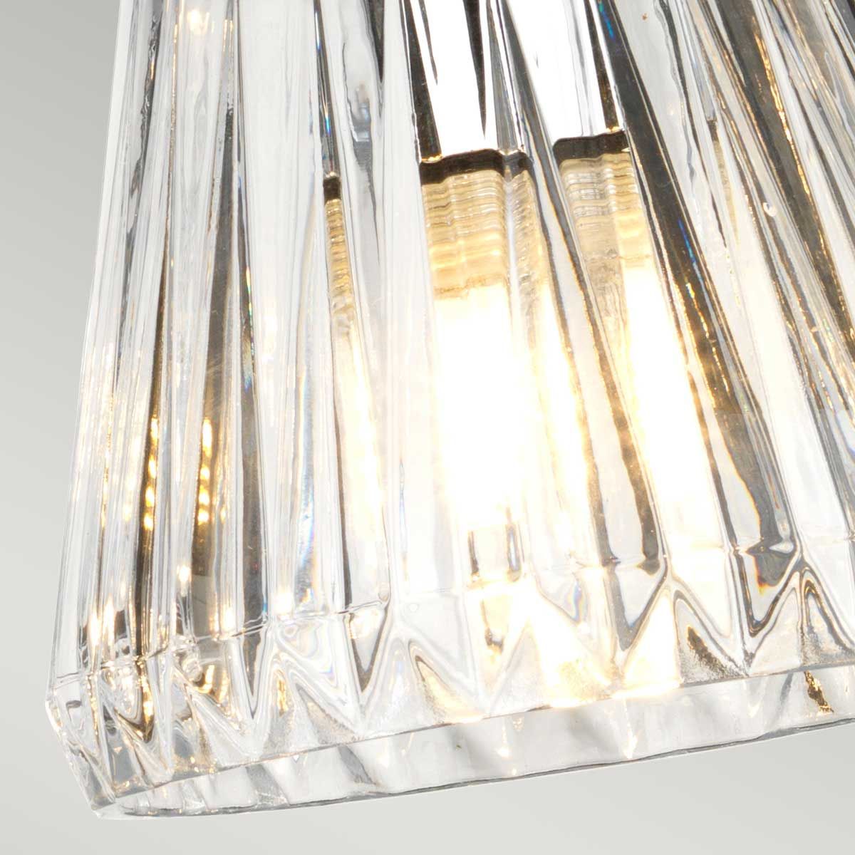 Elstead Agatha 3 Light Bathroom Pendant - Polished Chrome