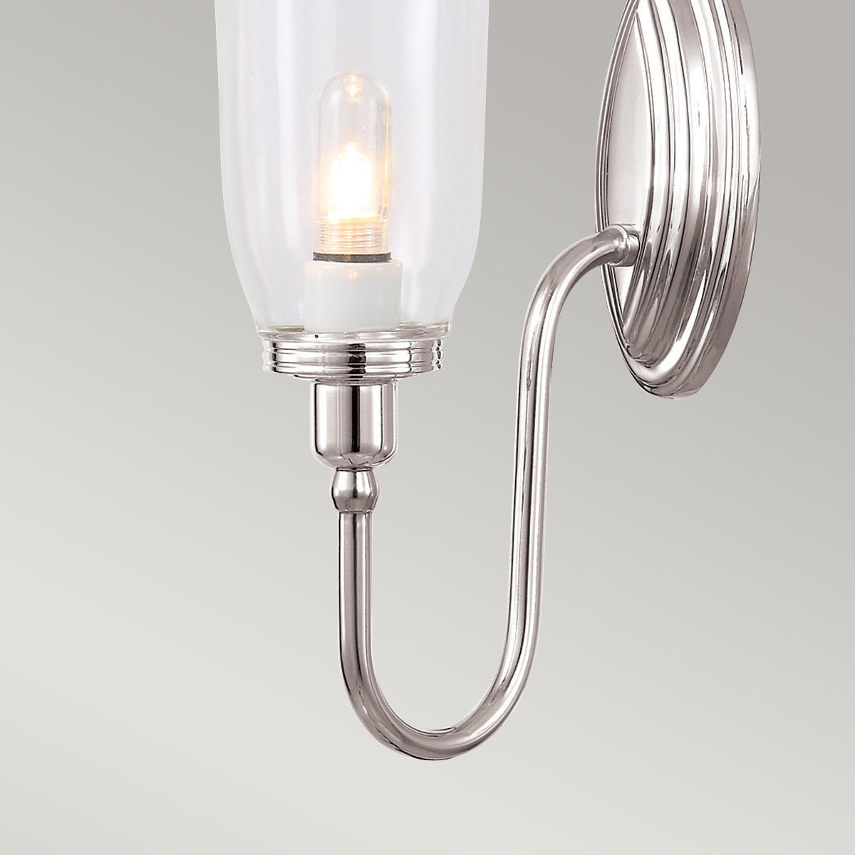 Elstead Blake Single Bathroom Wall Light - Polished Nickel
