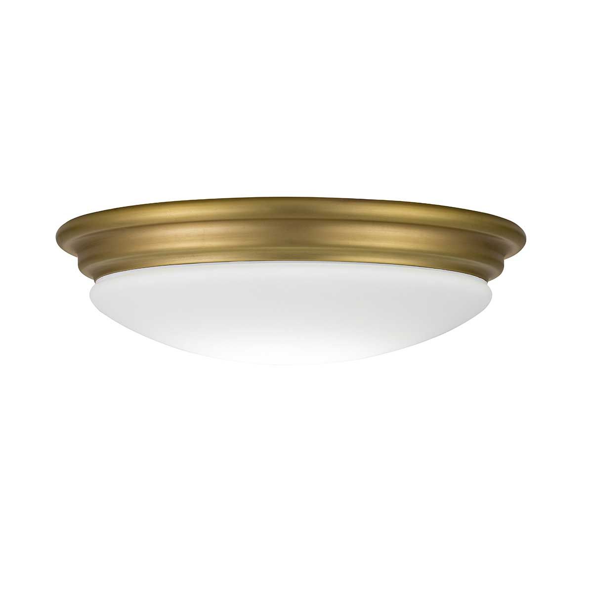 Elstead Brompton Single Bathroom Flush Fitting - Brushed Brass