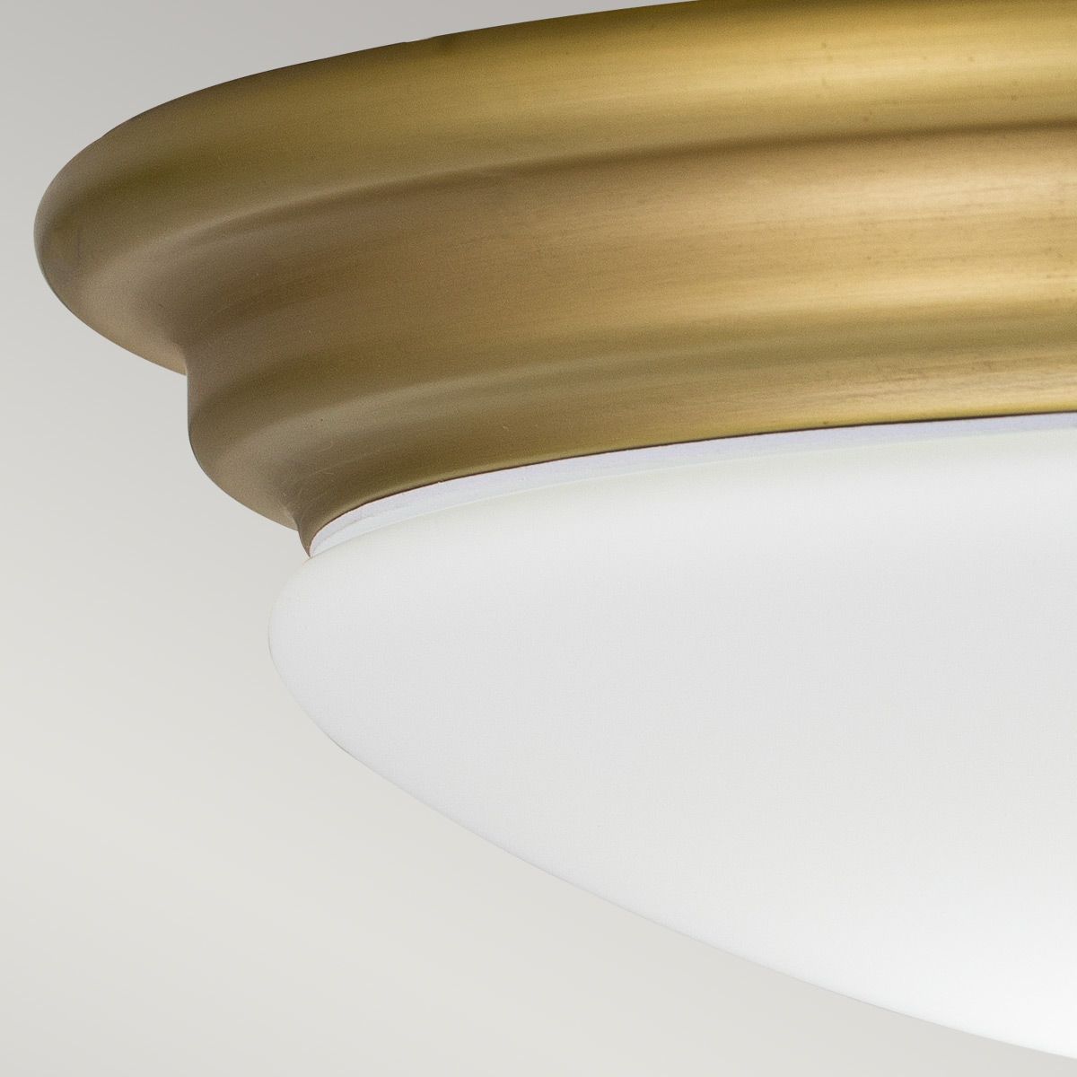 Elstead Brompton Single Bathroom Flush Fitting - Brushed Brass