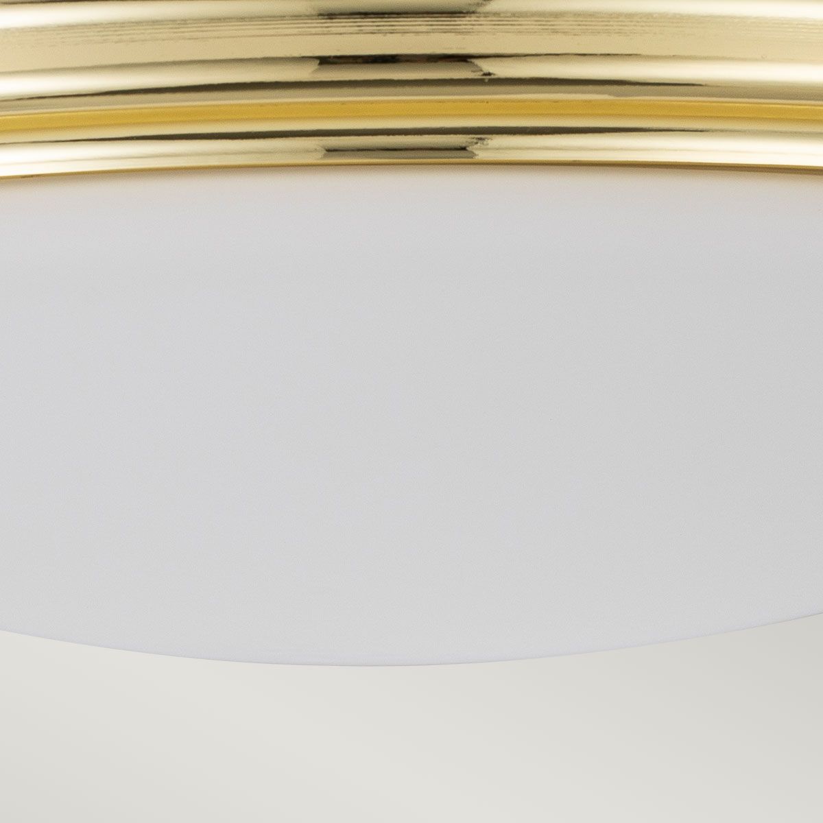 Elstead Brompton Single Bathroom Flush Fitting - Polished Brass