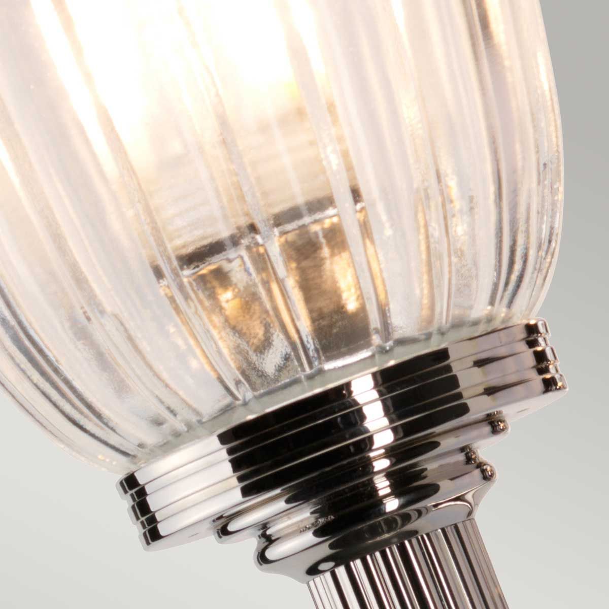 Elstead Carroll Single Bathroom Wall Light - Polished Nickel