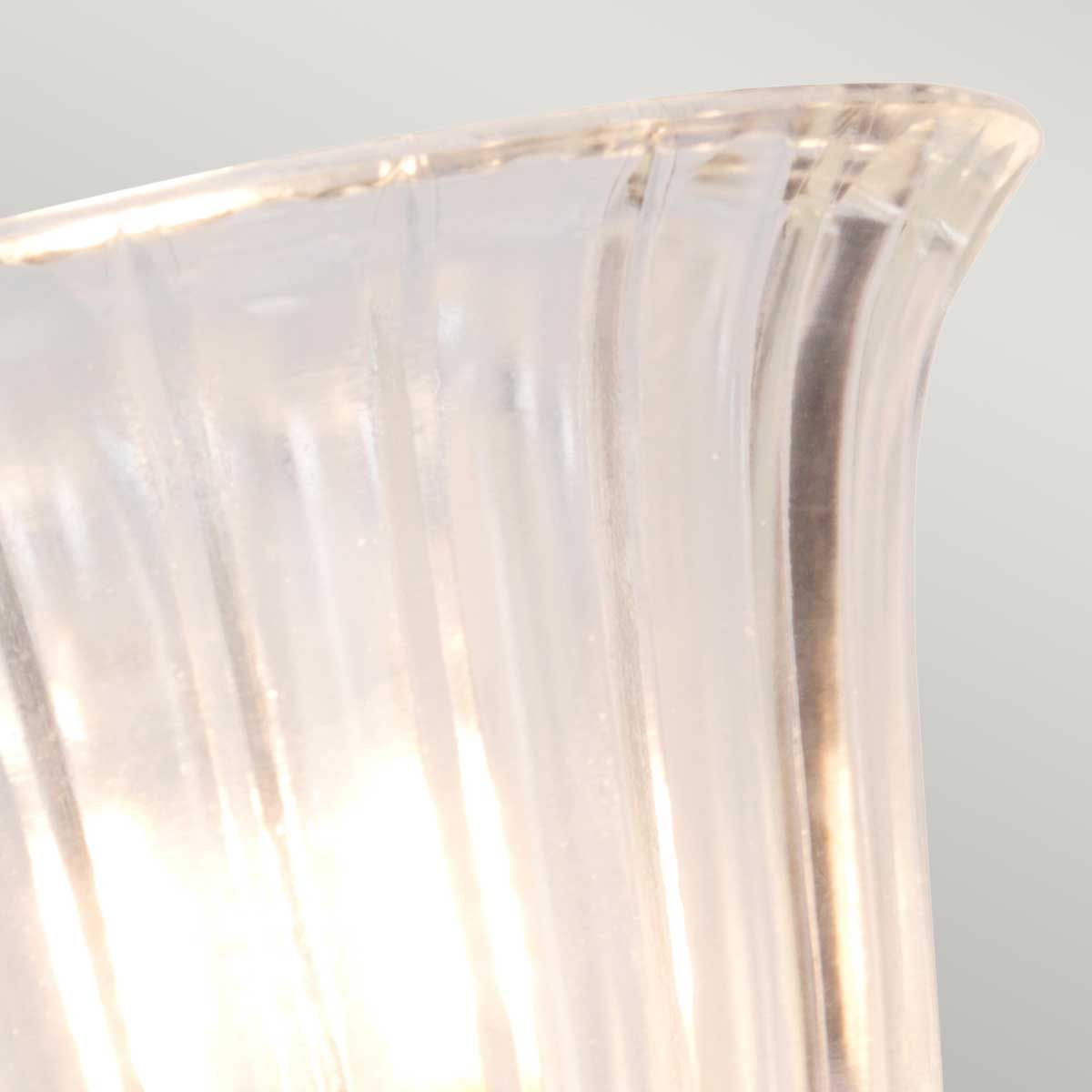Elstead Carroll Single Bathroom Wall Light - Polished Nickel