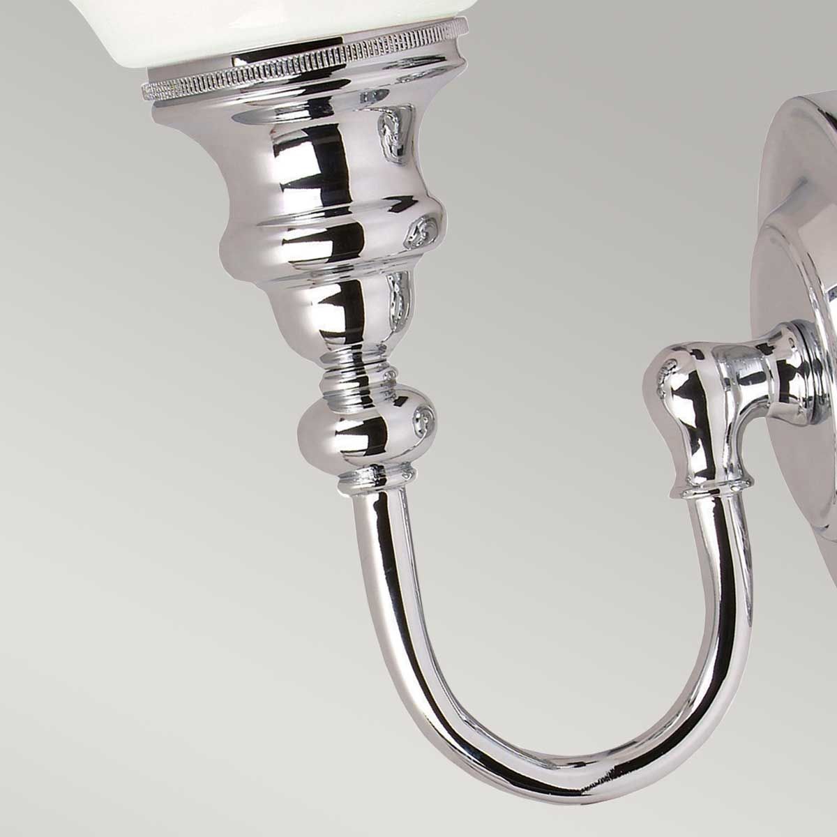 Elstead Cheadle Single Bathroom Wall Light - Polished Chrome