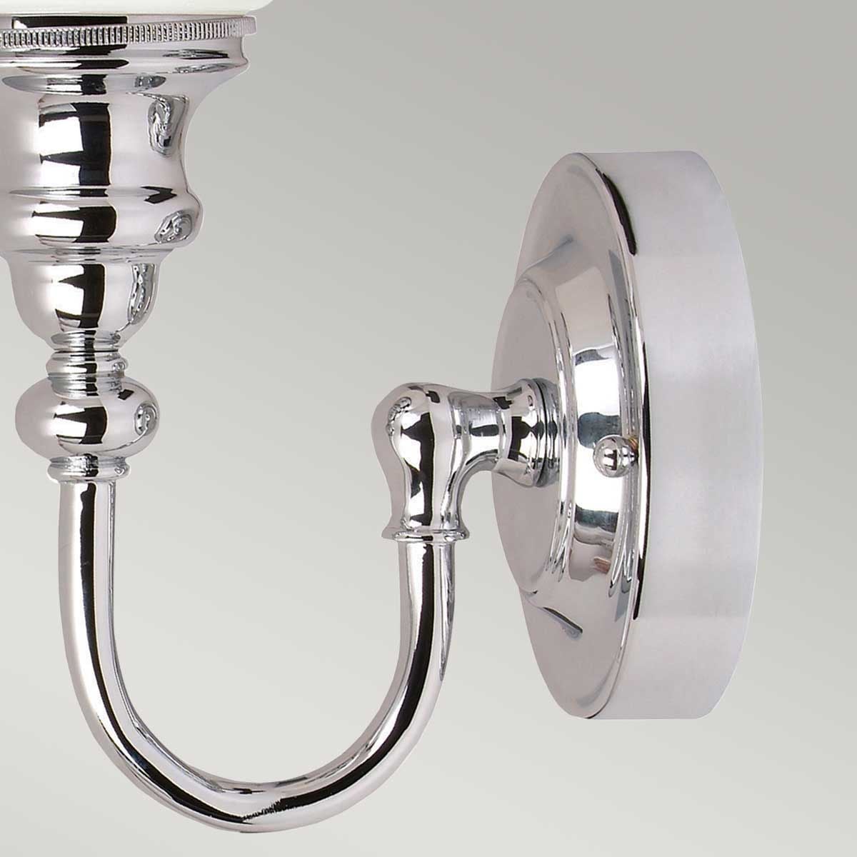 Elstead Cheadle Single Bathroom Wall Light - Polished Chrome