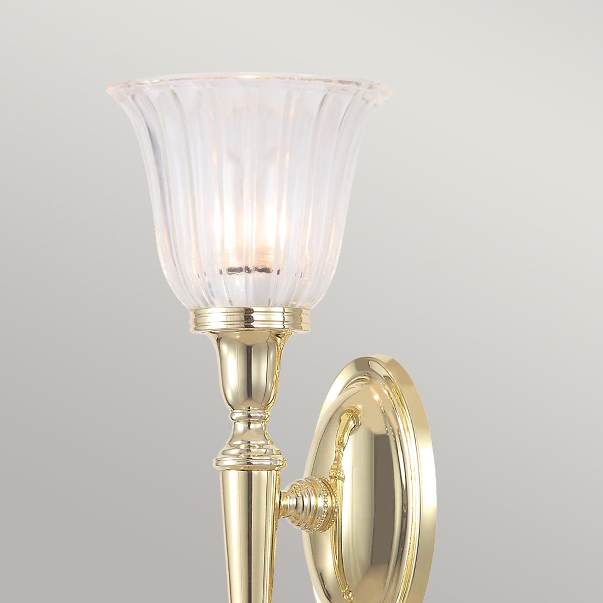 Elstead Dryden Single Bathroom Wall Light - Polished Brass