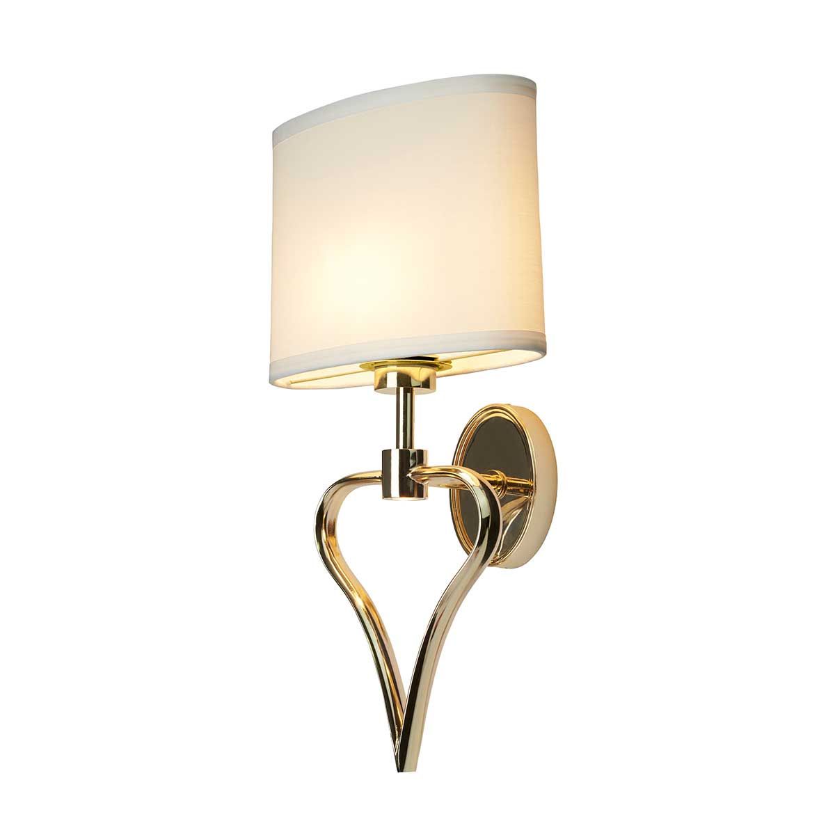 Elstead Falmouth 2 Light Bathroom Wall Light - French Gold