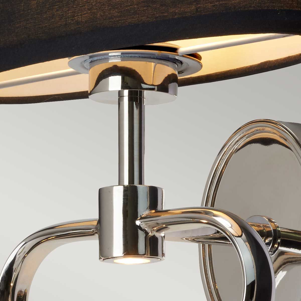 Elstead Falmouth 2 Light Bathroom Wall Light - Polished Chrome