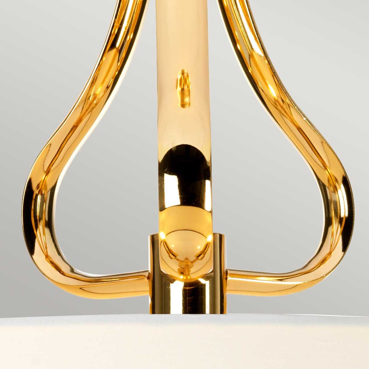 Elstead Falmouth 3 Light Bathroom Semi-Flush Fitting - French Gold