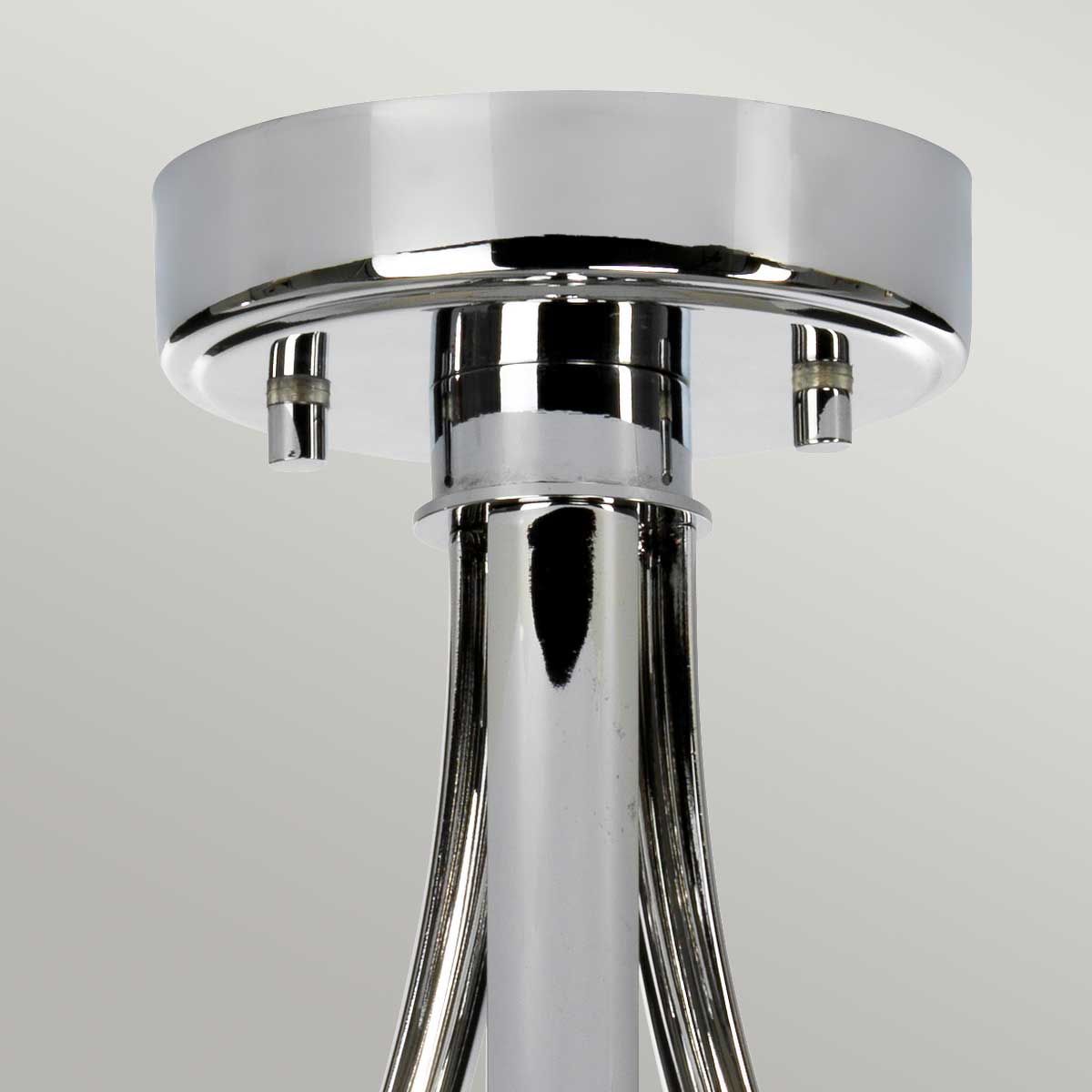 Elstead Falmouth 3 Light Bathroom Semi-Flush Fitting - Polished Chrome