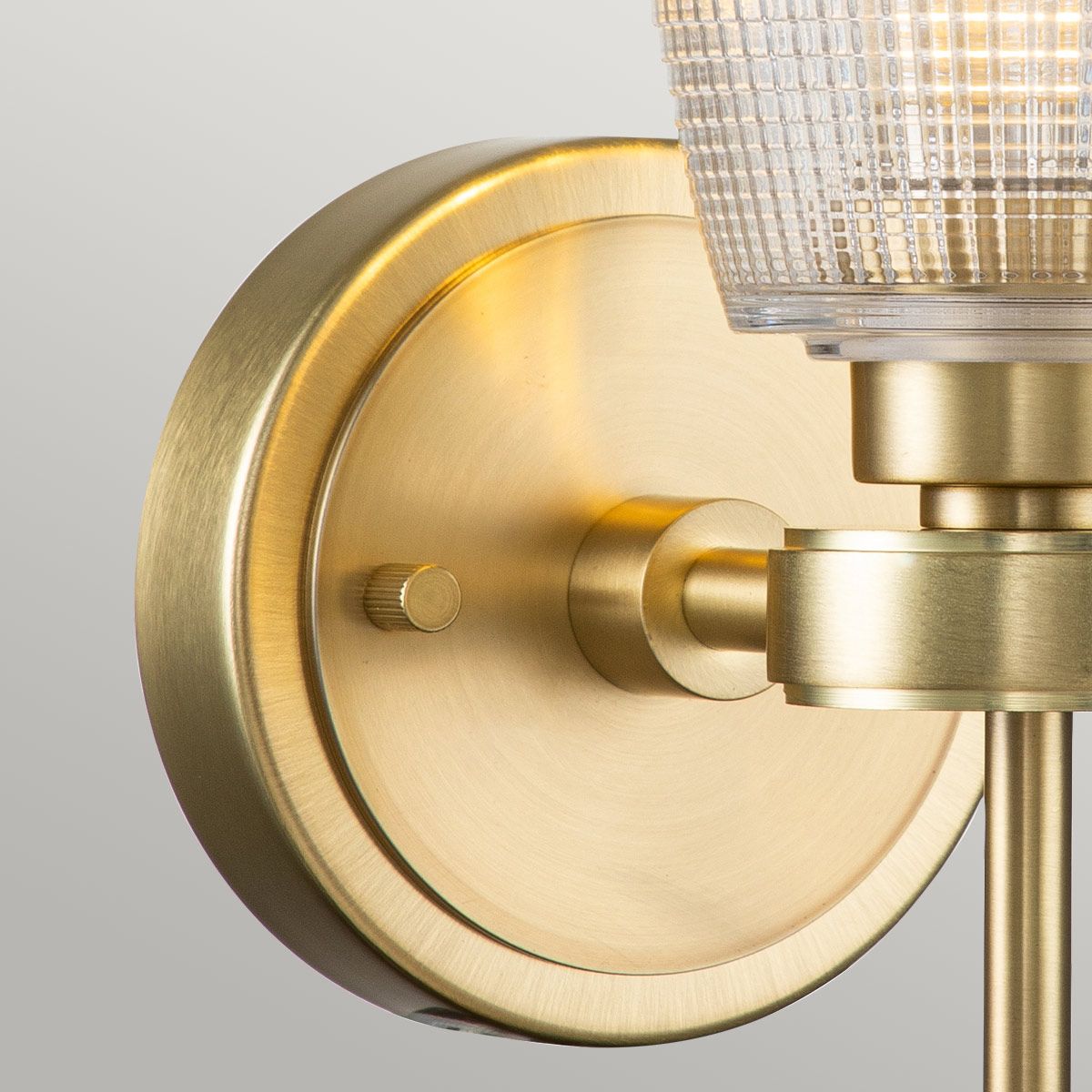 Elstead Gunnislake Single Bathroom Wall Light - Brushed Brass