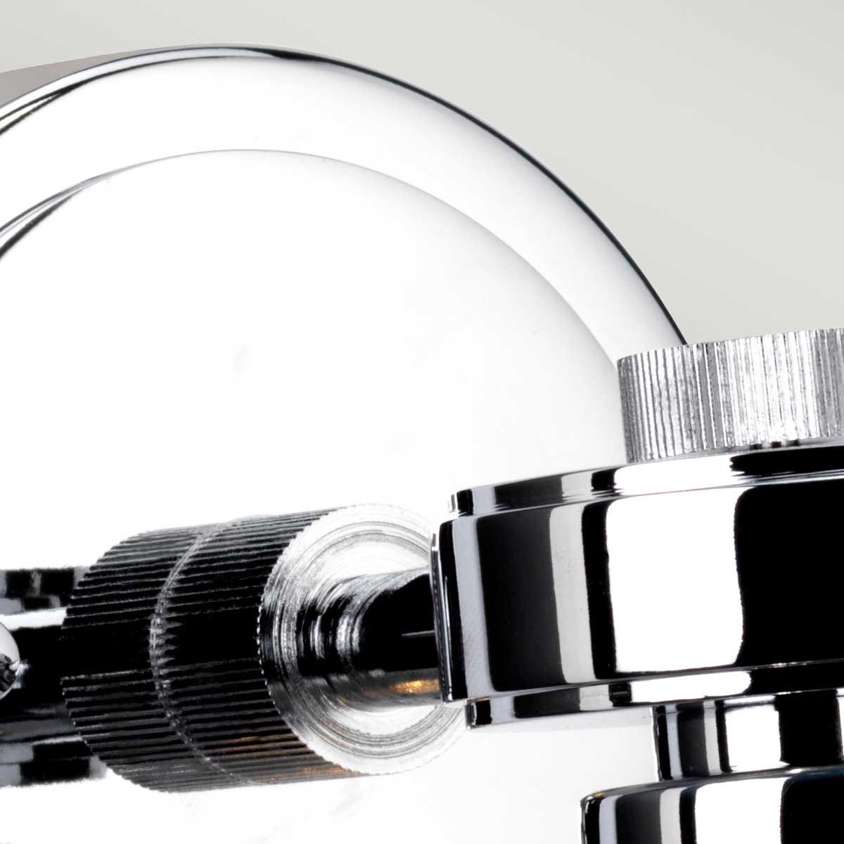 Elstead Gunnislake Single Bathroom Wall Light - Polished Chrome
