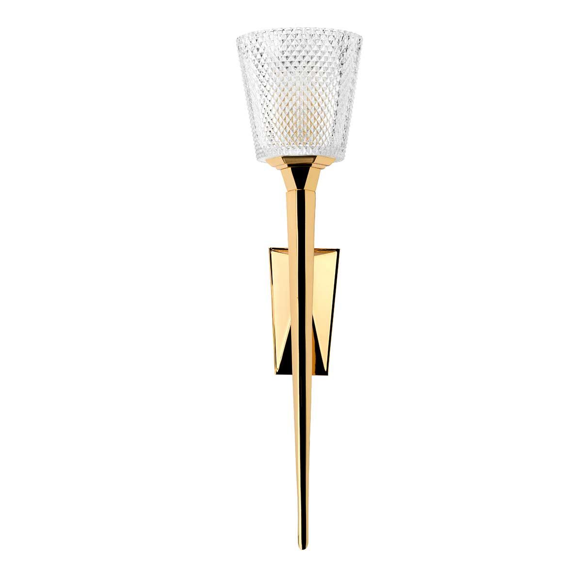 Elstead Verity Single Bathroom Wall Light - Polished Gold