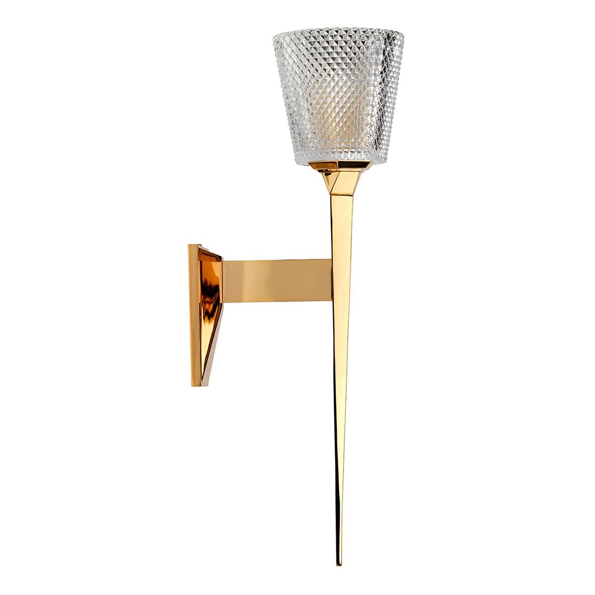 Elstead Verity Single Bathroom Wall Light - Polished Gold
