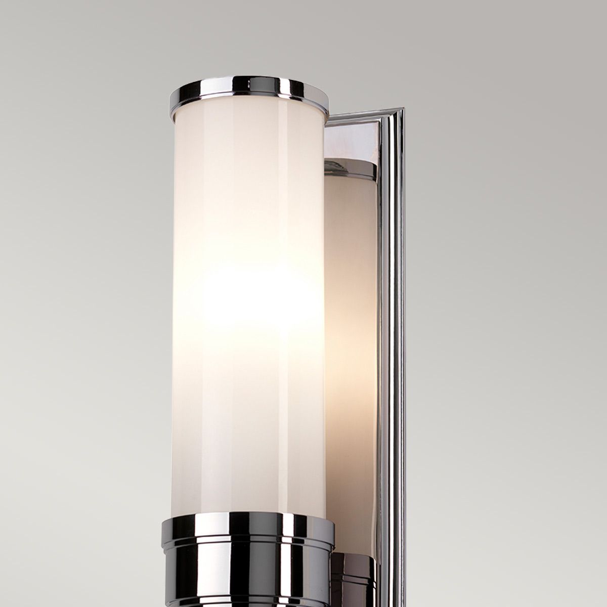 Elstead Worcester Single Bathroom Wall Light - Polished Chrome