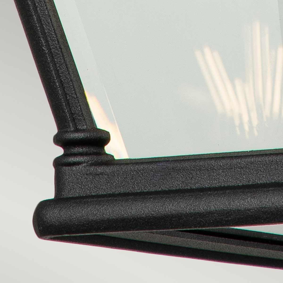 Elstead Bayview Single Large Wall Lantern - Black
