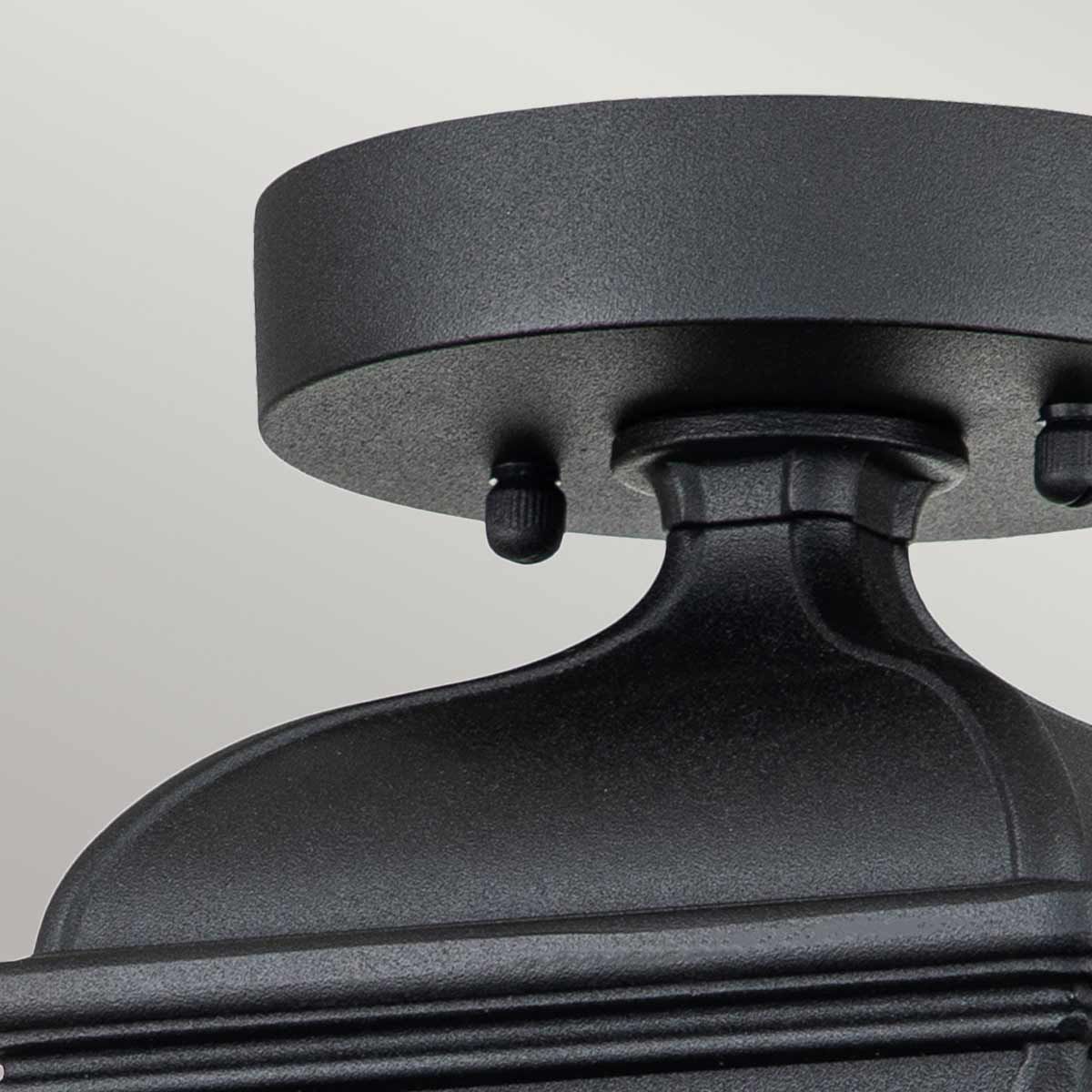 Elstead Bayview Single Porch Lantern - Black