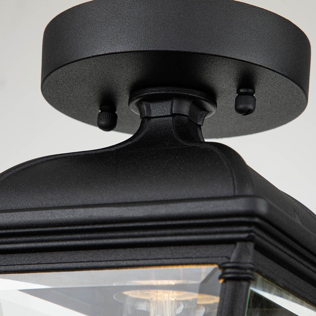 Elstead Bayview Single Porch Lantern - Black