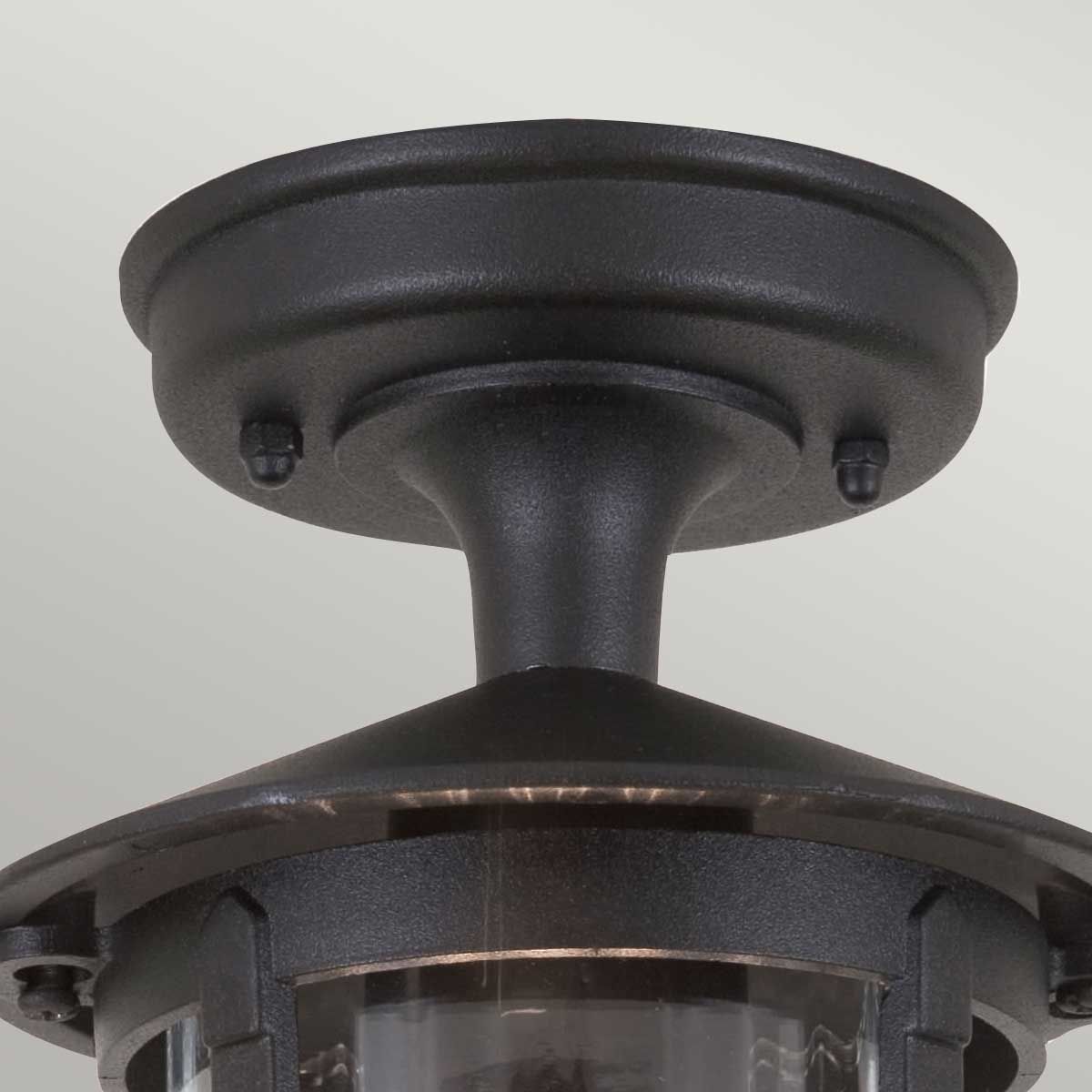 Elstead Hereford Single Porch Lantern - Black