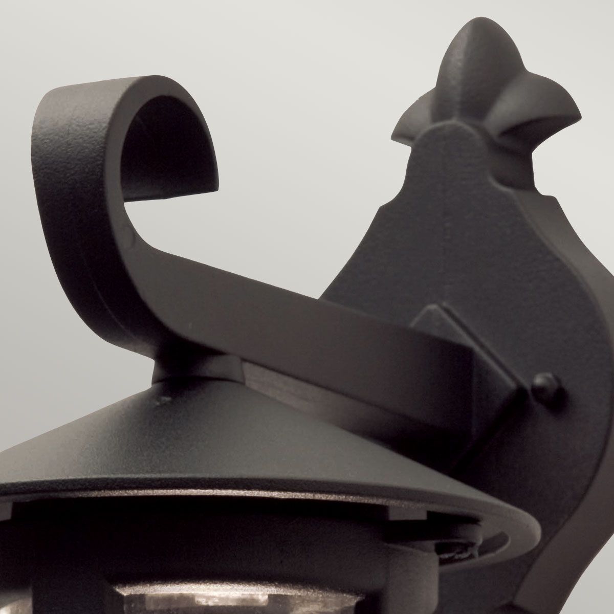 Elstead Hereford Window Single Wall Down Lantern - Black