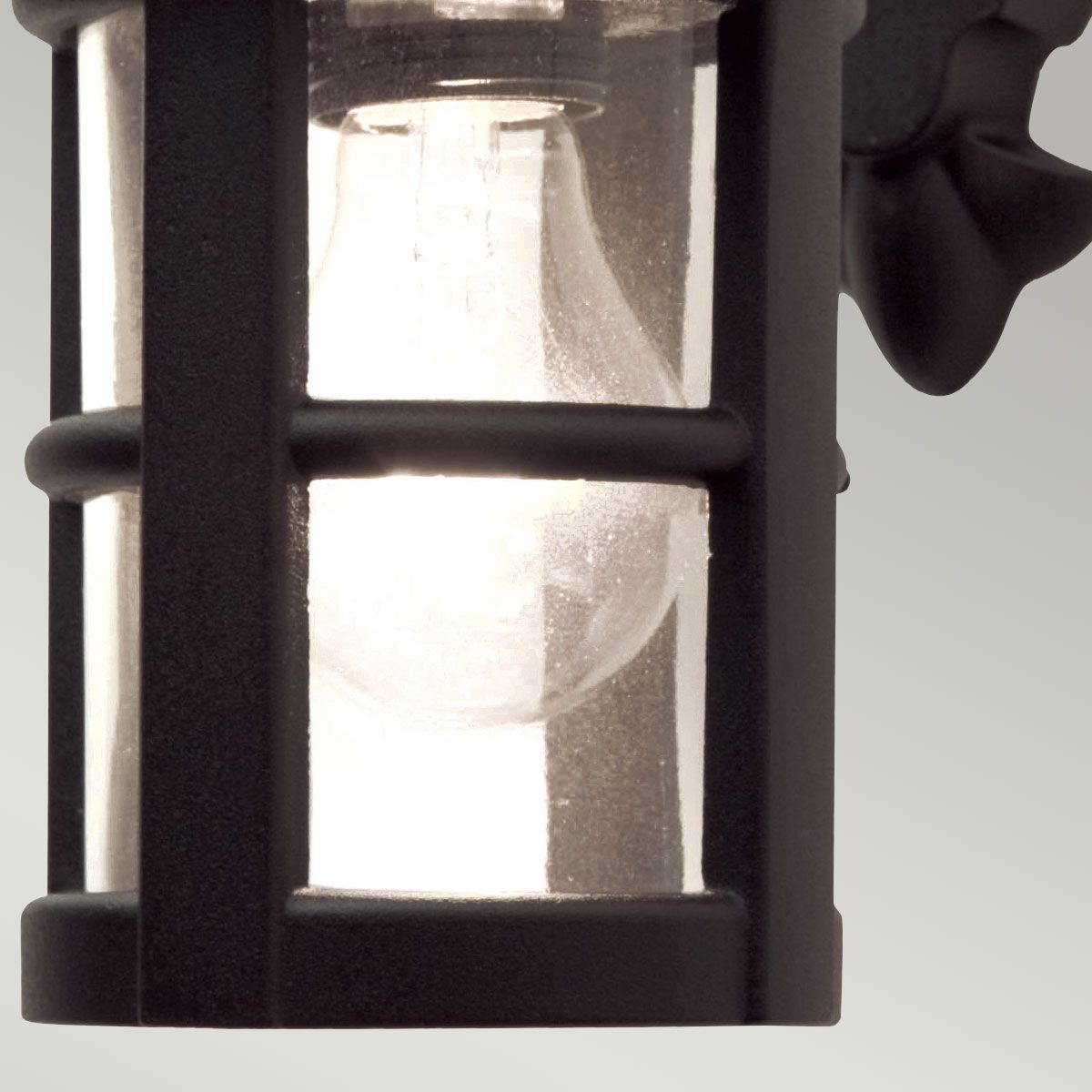 Elstead Hereford Window Single Wall Down Lantern - Black