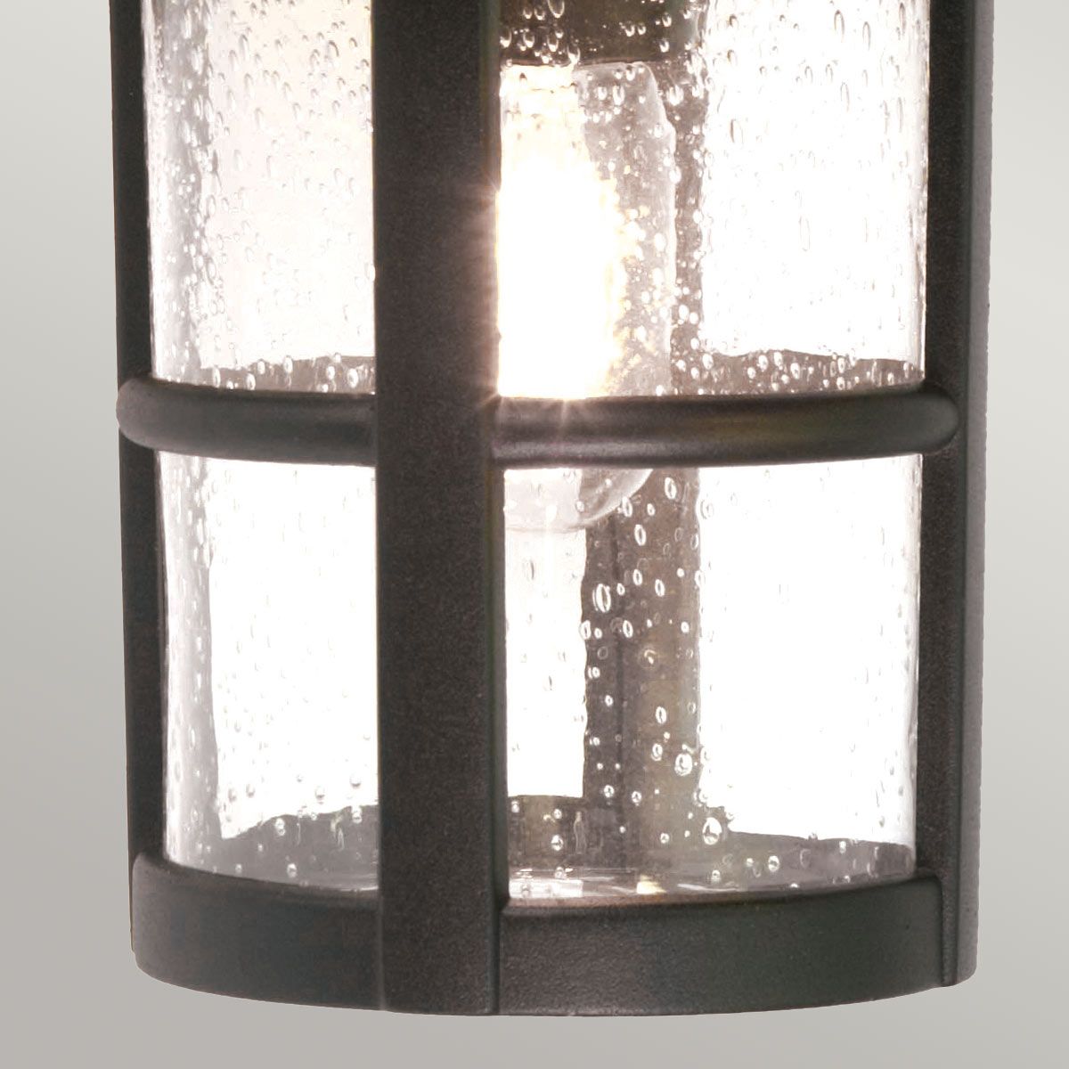 Elstead Hereford Window Grande Single Wall Down Lantern - Black